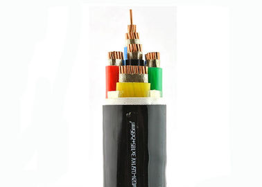 WDZ YJV Tipe 4 Core Kabel Tahan Api, XLPE LZSH Kabel Cu - Konduktor