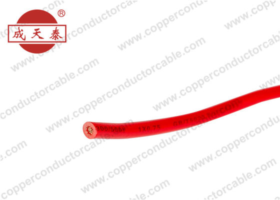 Kabel Konduktor Tembaga Fleksibel Inti Tunggal Isolasi PVC 450 / 750V H0V-K